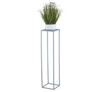 HowHomely - Supporto per fiori in metallo blu, 100 cm di altezza - Stuccatore per piante solido e robusto in metallo - Supporto per piante per la decorazione in soggiorno, camera da letto o ufficio