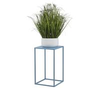 HowHomely - Supporto per fiori in metallo blu 40 cm di altezza - Stativo robusto e solido per piante per la decorazione del soggiorno, camera da letto o ufficio