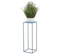 HowHomely - Supporto per fiori in metallo blu, 70 cm di altezza - Stuccatore per piante solido e robusto in metallo - Supporto per piante per la decorazione in soggiorno, camera da letto o ufficio