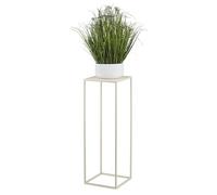 HowHomely Supporto per fiori in metallo color crema, altezza 70 cm, solido e robusto, in metallo, per la decorazione in soggiorno, camera da letto o ufficio