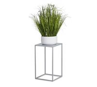 HowHomely Supporto per fiori in metallo grigio, altezza 46 cm, solido e robusto, in metallo, per la decorazione in soggiorno, camera da letto o ufficio