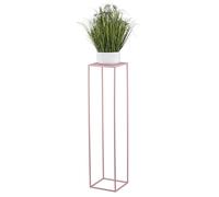 HowHomely - Supporto per fiori in metallo rosa, 100 cm di altezza - Stativo robusto e solido per piante, ideale per la decorazione in soggiorno, camera da letto o ufficio