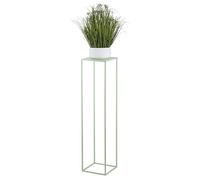 HowHomely - Supporto per fiori in metallo verde-blu, 100 cm di altezza - Stativo robusto e solido per piante, ideale per la decorazione del soggiorno, della camera da letto o dell'ufficio