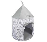 HowHomely | Tenda per bambini Tipi grigio - Tenda da gioco pieghevole pop-up con custodia, casetta giocattolo per cameretta dei bambini, interni ed esterni