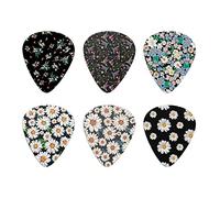 Howilath Daisy Flower - Plettri in celluloide di alta qualità, adatti per chitarra/chitarra elettrica/basso/ukulele (plettri colorati in ABS)