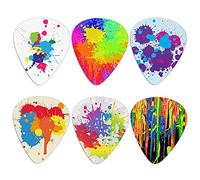 Howilath - Plettri colorati per chitarra, in ABS per chitarra elettrica, acustica o basso, 0,96 mm Harmony Plettri Premium