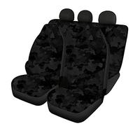 Howilath - Set completo di coprisedili per auto, stile classico mimetico, per sedili anteriori e posteriori, universali, adatti per berlina e auto