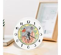Howilath Sveglia a forma di koala con cartone animato, regalo pratico per bambini, con foglie di koala, piccolo sveglia, a campana, funzionamento a batteria