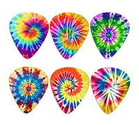 Howilath Tie-dye Rainbow ABS Materiale Stampa Vivida Per Chitarra Elettrica Acustica e Base