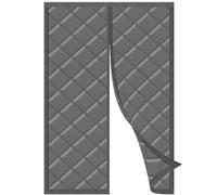 HOWIN Tenda Termica Isolante Freddo e Caldo da Interno Magnetica, Tende Isolamento Termico Magneteper Porta 90 x 210cm Grigio