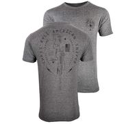 Howitzer Style - Maglietta da uomo Chris Kyle Spirit Military Grunt MFG, Grigio, XL