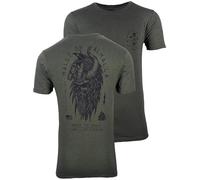 Howitzer Style - Maglietta da uomo, motivo militare Grunt MFG, Verde, L