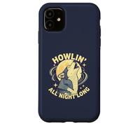 Howlin All Night Long Wolf Lover Night - Maglietta a maniche corte Custodia per iPhone 11