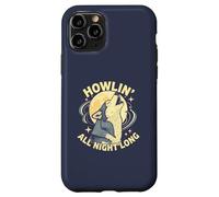 Howlin All Night Long Wolf Lover Night - Maglietta a maniche corte Custodia per iPhone 11 Pro
