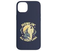 Howlin All Night Long Wolf Lover Night - Maglietta a maniche corte Custodia per iPhone 14 Plus