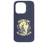 Howlin All Night Long Wolf Lover Night - Maglietta a maniche corte Custodia per iPhone 15 Pro