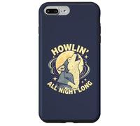 Howlin All Night Long Wolf Lover Night - Maglietta a maniche corte Custodia per iPhone 7 Plus/8 Plus