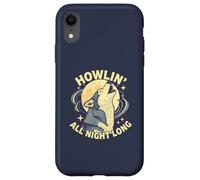 Howlin All Night Long Wolf Lover Night - Maglietta a maniche corte Custodia per iPhone XR