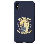 Howlin All Night Long Wolf Lover Night - Maglietta a maniche corte Custodia per iPhone XS Max