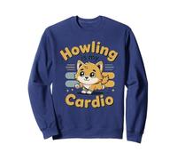 Howling Is My Cardio - Simpatico Design con Cane Felpa