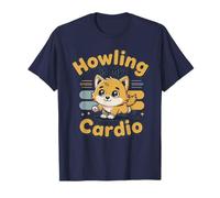 Howling Is My Cardio - Simpatico Design con Cane Maglietta