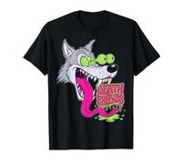 Howling Wolf Retro Biker Lowbrow Wolves Rockabilly 50s Maglietta