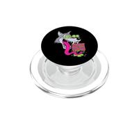 "Howling Wolf" Retro Biker Lowbrow Wolves Rockabilly 50s PopSockets PopGrip per MagSafe