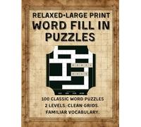 HowWords Classic XL Volume 9 - Large Print Word Fill-In Puzzles for Adults: 100 Word Placement Brain Games in Large Print | 8.5 x 11 | Two Difficulty Levels | No Clues, No Trivia - Pure Word Logic