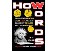 HowWords™: Devious Edition Volume 4: Brain Teasing Word Cross Logic Games: Word Puzzle Book for Adults Who Think They're Smart | 101 Crossword-Style ... Words, Letter Tiles & 7 Difficulty Levels