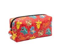 HOX Astuccio per bambini Pokémon con Pikachu e Poké Ball Zip Pull | Esterno in PVC lavabile, fodera morbida e cerniera avvolgente per penne e cancelleria.
