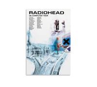 hoxaooi Radiohead Ok Computer Tour 1997 - Poster estetico per camera da letto, 30 x 45 cm