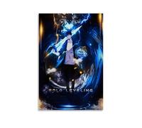 hoxaooi Solo Leveling - Poster con fumetti di calcio giapponesi per camera, decorazione da parete, 30 x 45 cm