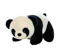 HOXSNII Panda Peluche Bambola, Giocattolo di Peluche con 2 Piccolo Panda Cuscino in Peluches Coussin Poupée en Peluches Kawaii Giocattolo Farcito Bambole di Pezza Regalo per Bambini Compleanno