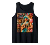 Hoy Es Mi Cumpleanos Mariachi Canto Vaquera Arte Messicana Canotta