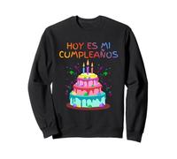 Hoy ES Mi cumpleaños Oggi è Il Mio Compleanno en Espanol Felpa