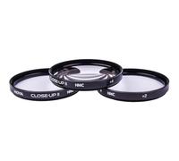 Hoya Close-up Kit - Kit di filtri per macro, 1, +2, +4, 82 mm, colore: Nero