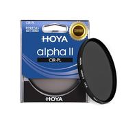 Hoya Filtro polarizzatore Alpha II da 77 mm: vetro migliorato per chiarezza e colori vivaci, polarizzatore circolare con telaio più sottile per ridurre la vignettatura, design rotante e leggero per