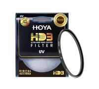Hoya HD3 - Filtro di protezione UV da 49 mm, certificato per fotocamere da 100 MP + con rivestimento nano ultra duro, filtro UV, resistente alle macchie, alle macchie e impermeabile, con telaio in