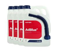 Hoyer ad-Blue Soluzione Urea Adblue Con Auslaufschlauch, Ablassrohr, 4x5 Litro