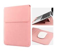 HoYiXi 13.3'' Laptop Custodia Sleeve Case Pelle Compatibile con MacBook Air M1 M2 2022-2018/MacBook Pro M2 2022-2016/Surface Pro 8/Surface Go 3 13-13.3'' Dell Lenovo HP ASUS Acer HUAWEI PC, Rosa