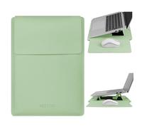 HoYiXi Custodia con Supporto per laptop da 15,6 16 pollici, Compatibile con MacBook Pro 16/15.4'' MacBook Pro 15/Galaxy Book Flex 15/15''-16'' Dell HP ASUS Supporto laptop Sleeve-Verde