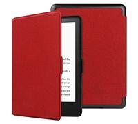 HoYiXi Custodia per Kindle Paperwhite 6.8" 11a Generazione 2021 e Kindle Paperwhite Signature Edition 2021 Slim Custodia Cover in Pelle con Auto Sonno/Risvegliare - vino