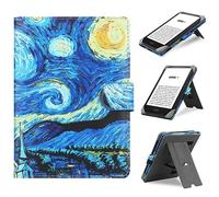 HoYiXi Custodia Universale Compatibile con 6”-6.8” Kobo/PocketBook/Tolino/Sony E-Book eReader Kindle Paperwhite/Kobo Clara HD/Kobo Clara 2E Pelle Cover con Stand per 6-6.8” E-Book Kindle,cielo