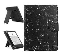 HoYiXi Custodia Universale Compatibile con 6-6.8'' Kobo/PocketBook/Tolino/Sony E-Book Reader 6.8'' Kindle Paperwhite/6" Nuovo Kindle 2022 & 2019/Kobo Clara HD/Kobo Clara 2E Stand Cover, costellazione