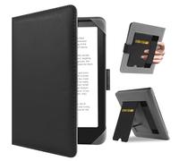 HoYiXi Custodia Universale for 6.8'' / 7“ Kindle Paperwhite 2024-2012 Compatibile Kobo Clara HD/Kobo Clara 2E /PocketBook/Tolino/Sony eReader Cover Case Bracket standing function,Nero