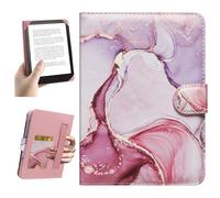 HoYiXi Custodia Universale per eReader 6,8'',7'', Compatibile con Kindle Paperwhite/Kobo Clara HD/2E/BOOX T68/iReader Ocean/PocketBook/Tolino 6,8"-7" Libro Elettronico, Cover Protettiva,Rosa Dalì