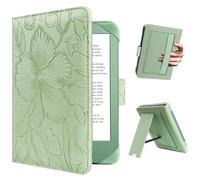 HoYiXi Custodia universale per eReader da 6", compatibile con Kindle/Kobo Clara HD/Kobo Clara 2E/Paperwhite/PocketBook/Tolino eReader, con cinghia da polso e cavalletto, custodia per eReader da 6
