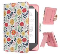 HoYiXi Custodia universale per eReader da 6", compatibile con Kindle/Kobo Clara HD/Kobo Clara 2E/Paperwhite/Pocketbook/Tolino eReader, con cinghia da polso e cavalletto, custodia per eReader da 6