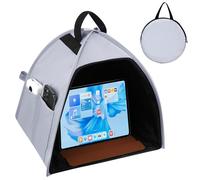 HoYiXi Parasole per tablet portatile, pieghevole, per viaggi e attività all'aperto, per 8-11'' tablets,Compatibile Fire HD 10/iPad 9.7/iPad Mini/Galaxy Tab A8 A9/Huawei- tablet sun shade,grigio