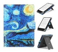HoYiXi Universale Custodia per 6.8",7" eReader Compatibile Kindle Paperwhite/Colorsoft/Kobo/PocketBook/Tolino/Sony E-Book Reader Cover Case for 6"-7'' E-Book Reader con Stand, notte stellata